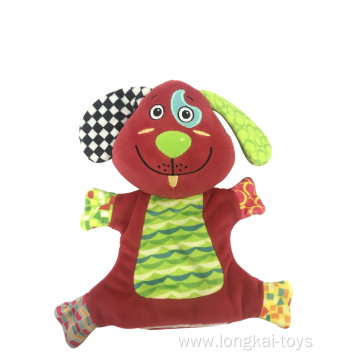 Hand Puppet Dog Toy Red